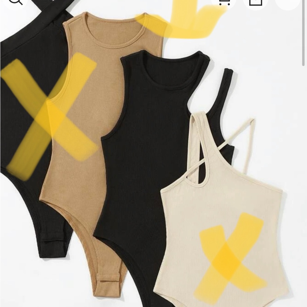 SHEIN bodysuits 2 pack